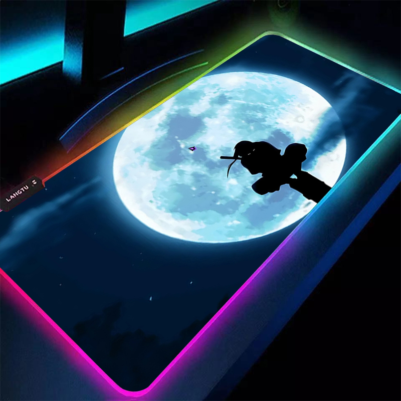 Rgb Mousepad - RGB 大型マウスパッド 90 × 40 センチメートルナルトうちはイタチスピード
