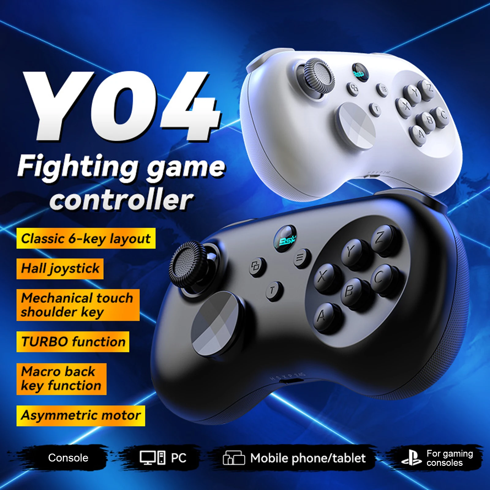 Pc Gaming On Mobile - ホール効果ジョイスティックゲーミングコントローラーY04モバイル対戦ゲームコントローラー（Switch、PS4、タブレットPC、iOS、Android携帯対応）