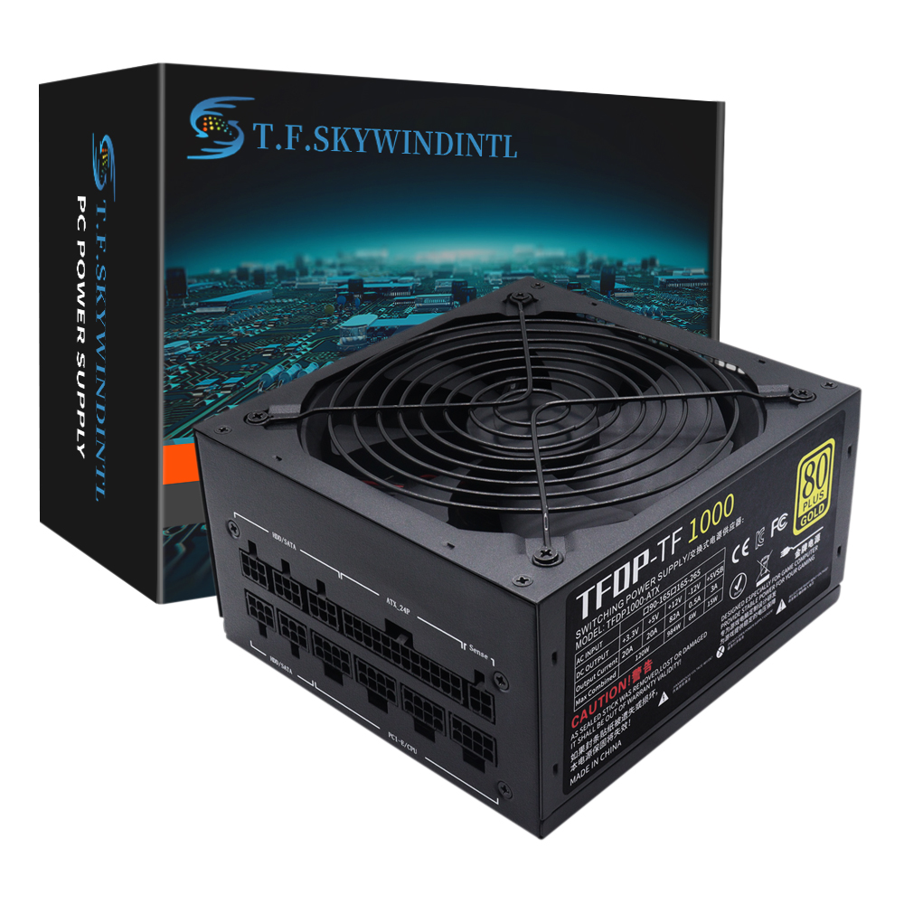 Pc Gaming Watt - T.F.SKYWINDINL 1000 ワット電源ゴールドフルモルダー 1000 ワット PC