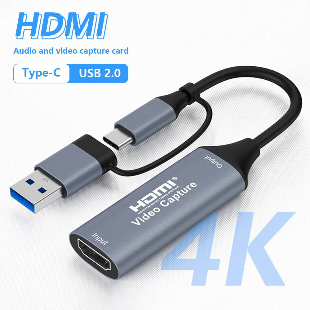 Pc Gaming Game - 4K 2in1 USB 2.0 ビデオキャプチャカード USB/Type-C