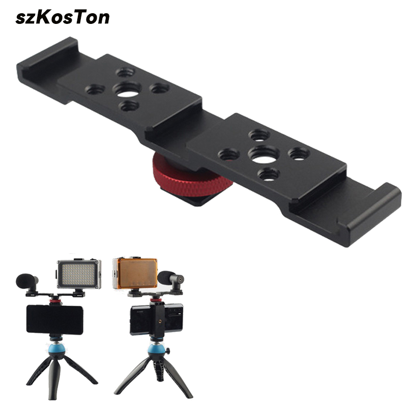 Dual Monitor Arm - アルミニウム コールド シュー マウント ブラケット デュアル