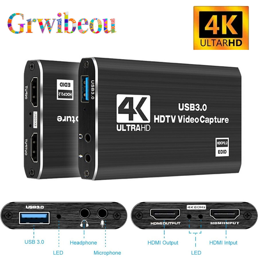 Pc Gaming Game - 4K USB 3.0 ビデオキャプチャカード HDMI対応 1080P