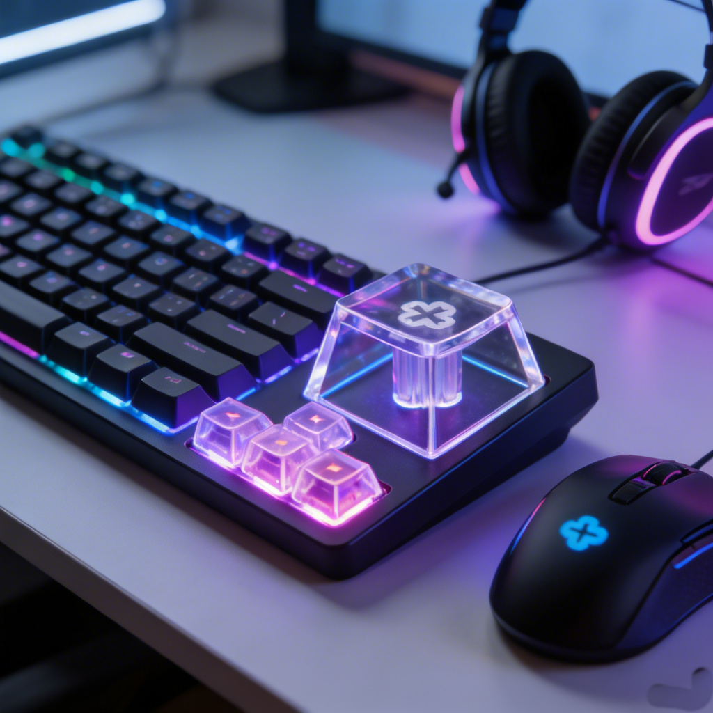 Anti-Ghosting Keyboard - R4 透明 ABS キーキャップ メカニカルキーボード用、バックライト付き文字なし、チェリーガテロン、マットアンチゴースト、6/10 個