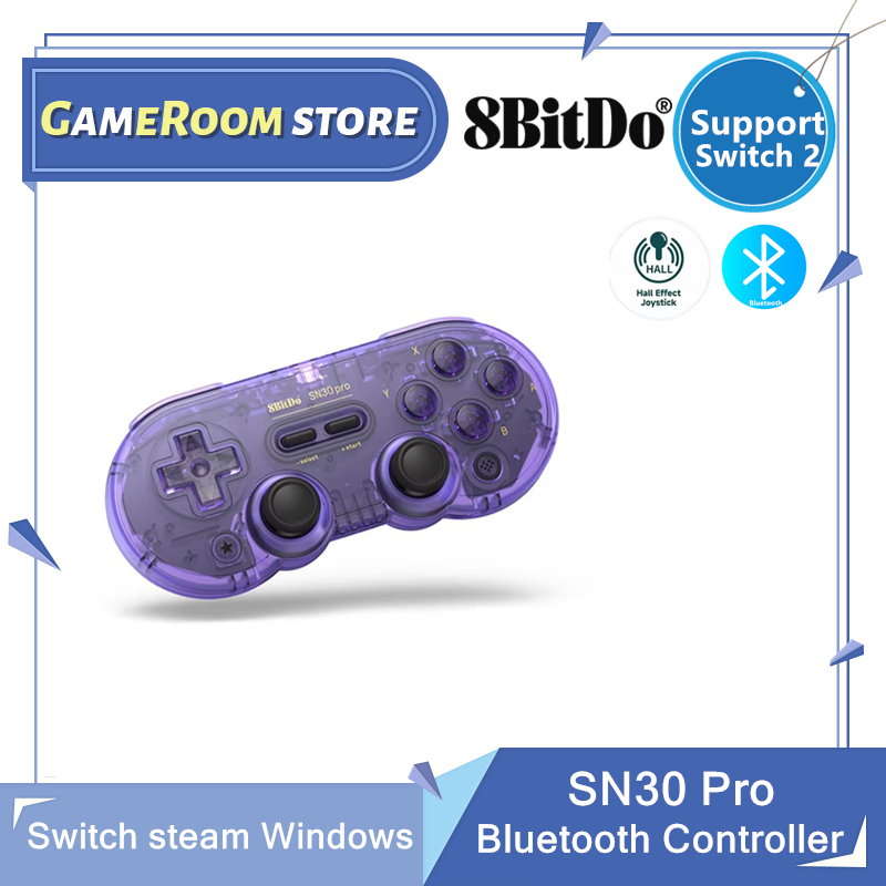Pc Gaming Victus - 8Bitdo SN30 プロ Bluetooth ゲームパッドコントローラー ホール効果ジョイスティック付き