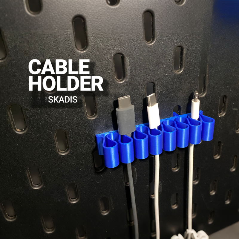 Desk Cable Organizer - ケーブルオーガナイザークリップ ペグボード壁掛け式 Skadisペグボード対応 ワイヤー管理 充電コード収納 デスクトップケーブルホルダーラック