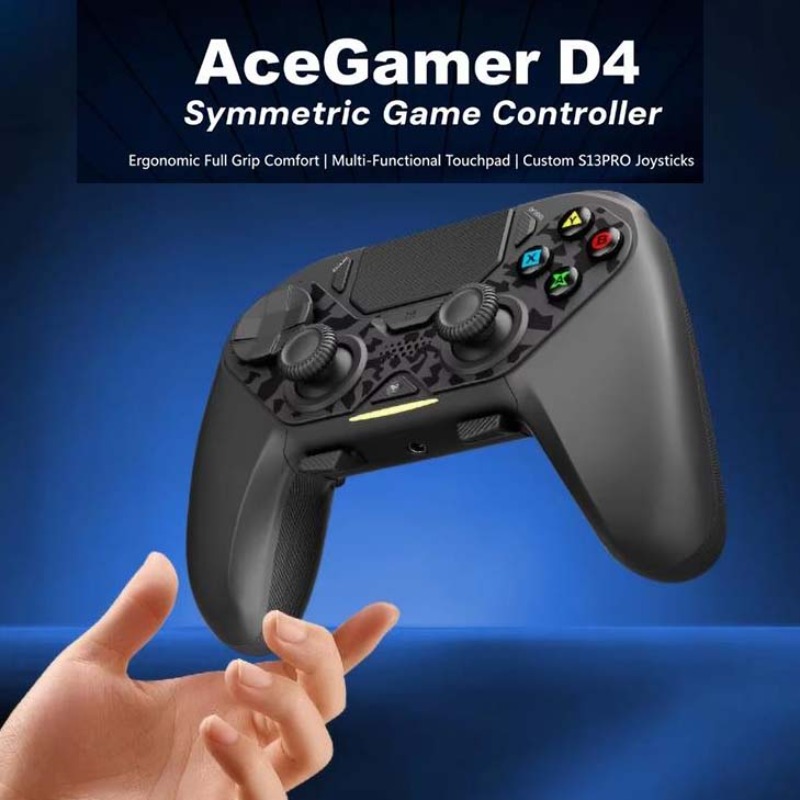 Pc Gaming Emulator - AceGamer D4 ワイヤレス Steam コントローラー対称 Bluetooth