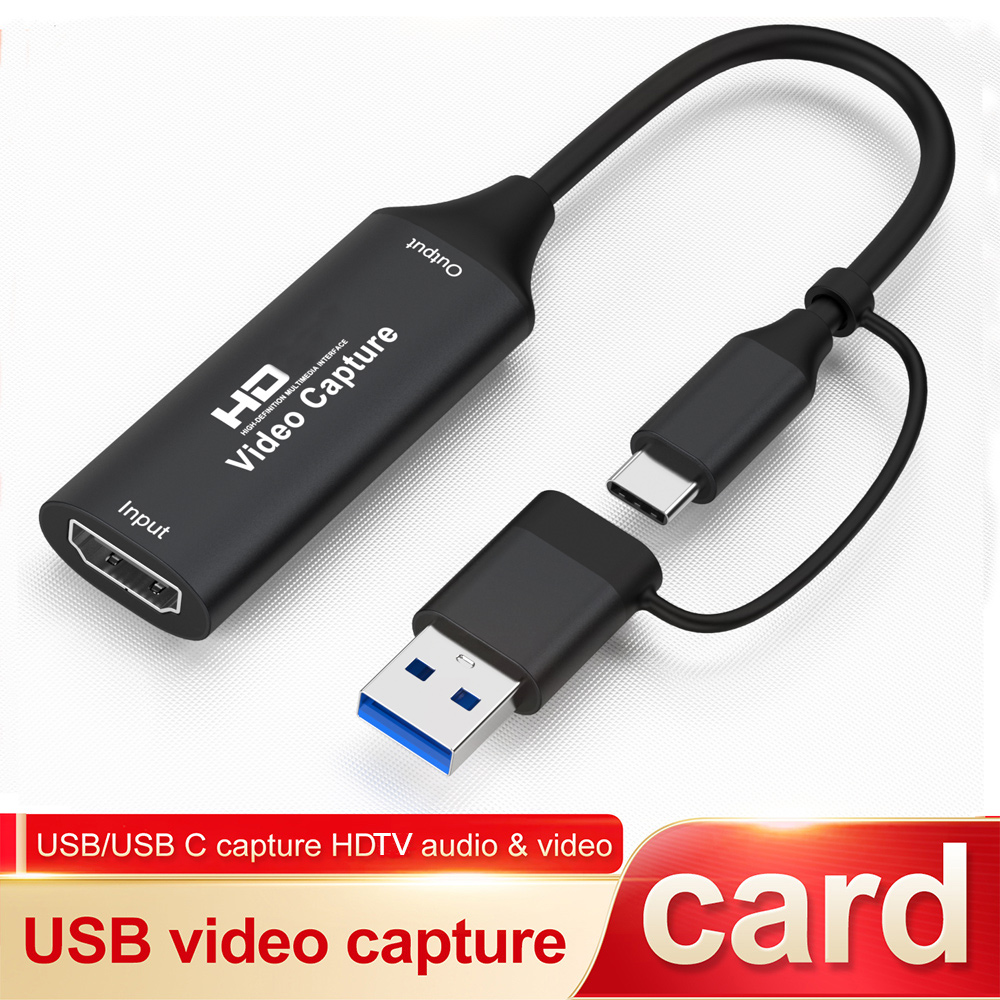 Pc Gaming Game - 4K HDMI対応 USBビデオキャプチャカード 1080P HDビデオグラバー ライブストリーミングボックス