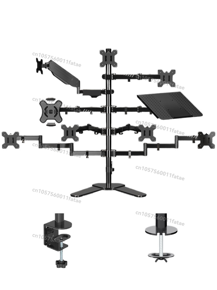 Dual Monitor Arm - モニタースタンド、別売アクセサリ、デュアルスクリーン、クアッド、マルチスクリーンロボットアーム、自由組み合わせ、手動DIY接合