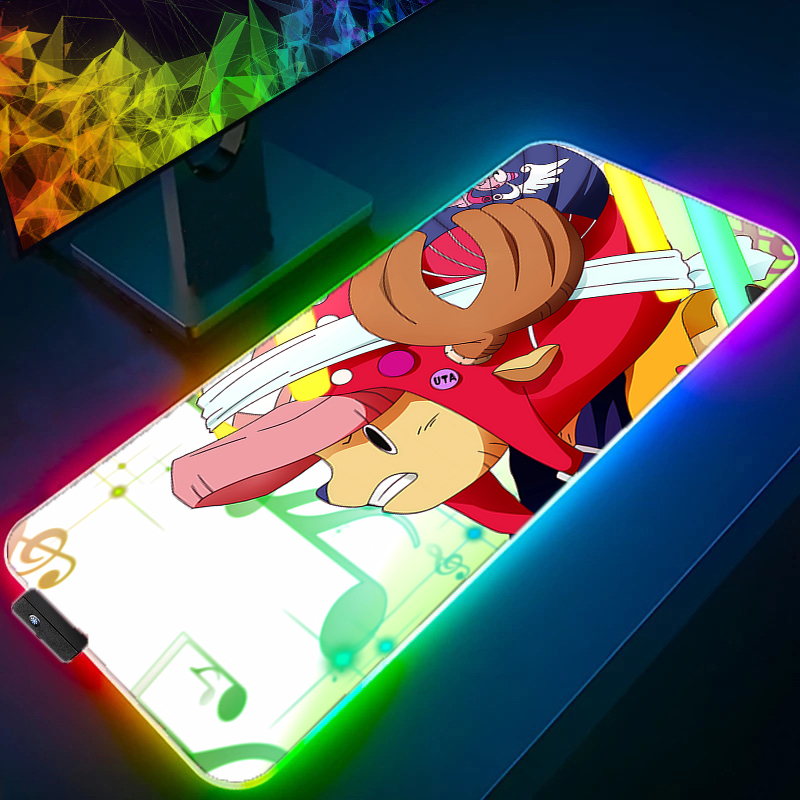 RGB LEDマウスパッド オフィスデスクマット ワンピース - Rgb Mousepad のレビューと価格