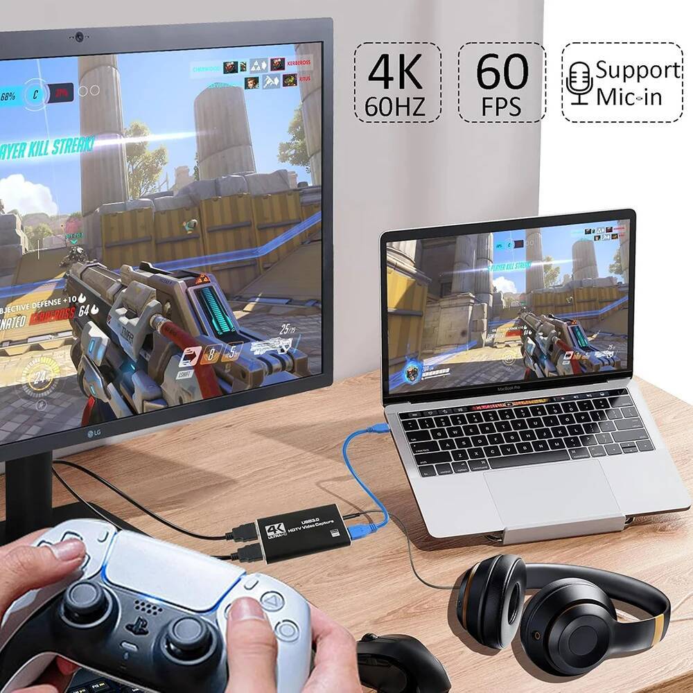 4K HDMI対応 USB 3.0 1080P@60Hz ビ - Pc Gaming Game のレビューと価格