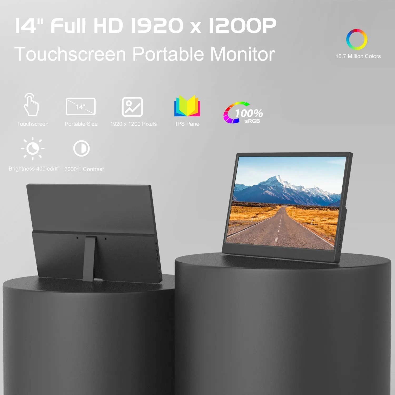 1920*1200 14インチ ポータブルモニター ノートパ - Pc Gaming On Mobile のレビューと価格