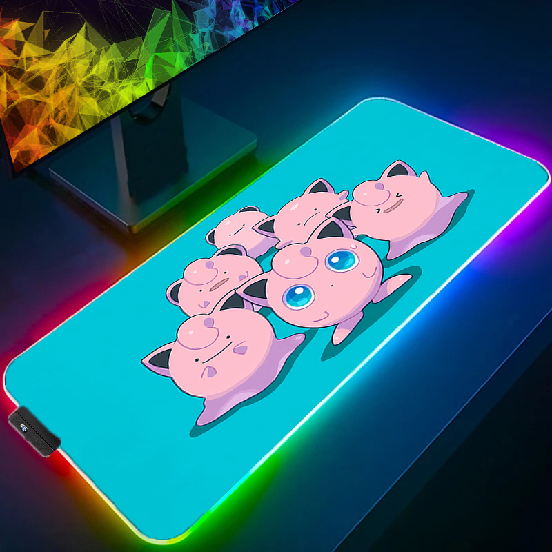 RGB 大型マウスパッドオフィスデスクマット PC ゲームア - Rgb Mousepad のレビューと価格