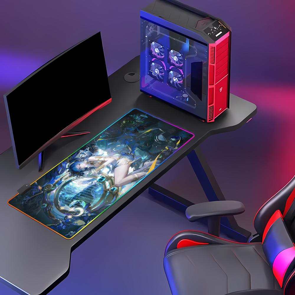 XXL Iuno RGB ゲーミングマウスパッド - ウステ - Rgb Mousepad のレビューと価格