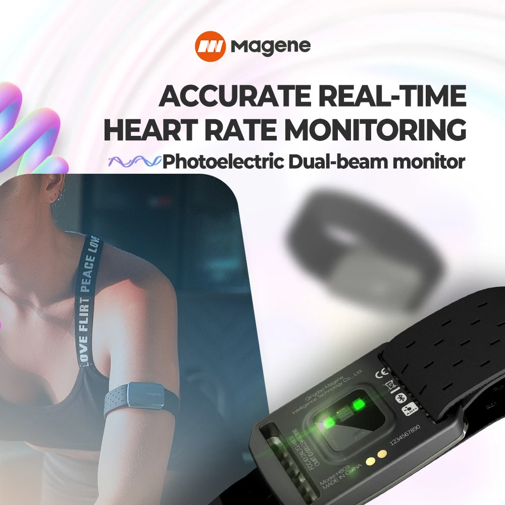 Magene H803 心拍数アームバンドモニター デュアル - Dual Monitor Arm のレビューと価格