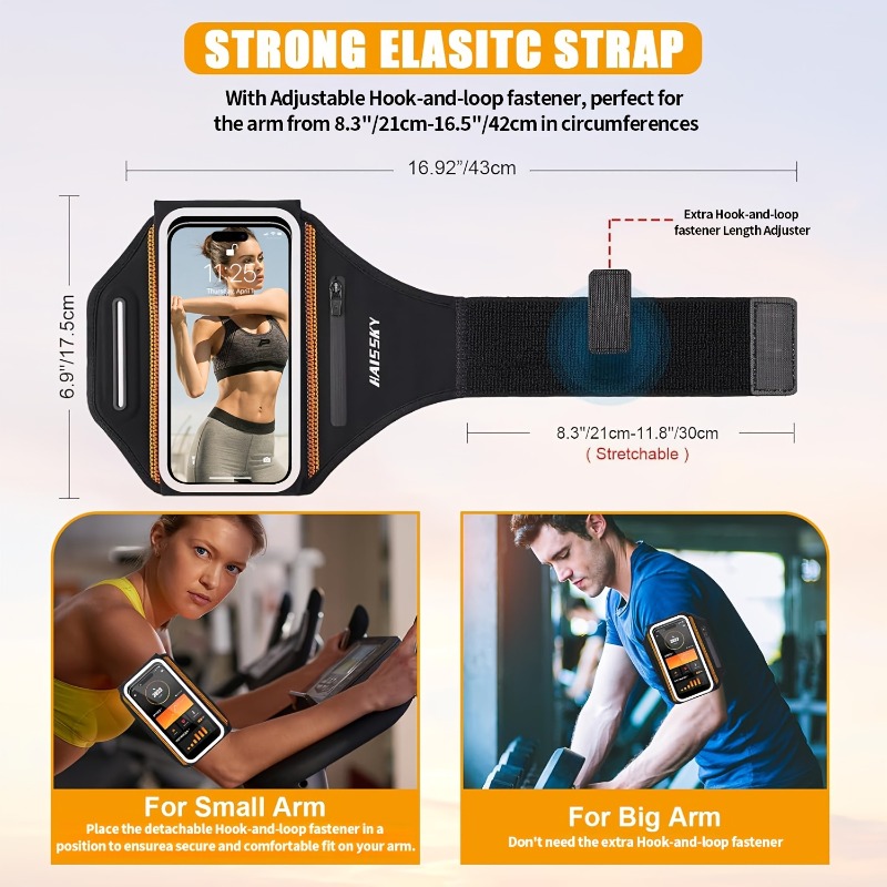 HAISSKY 立体スポーツアームバンドランニングバッグ男性 - Dual Monitor Arm のレビューと価格