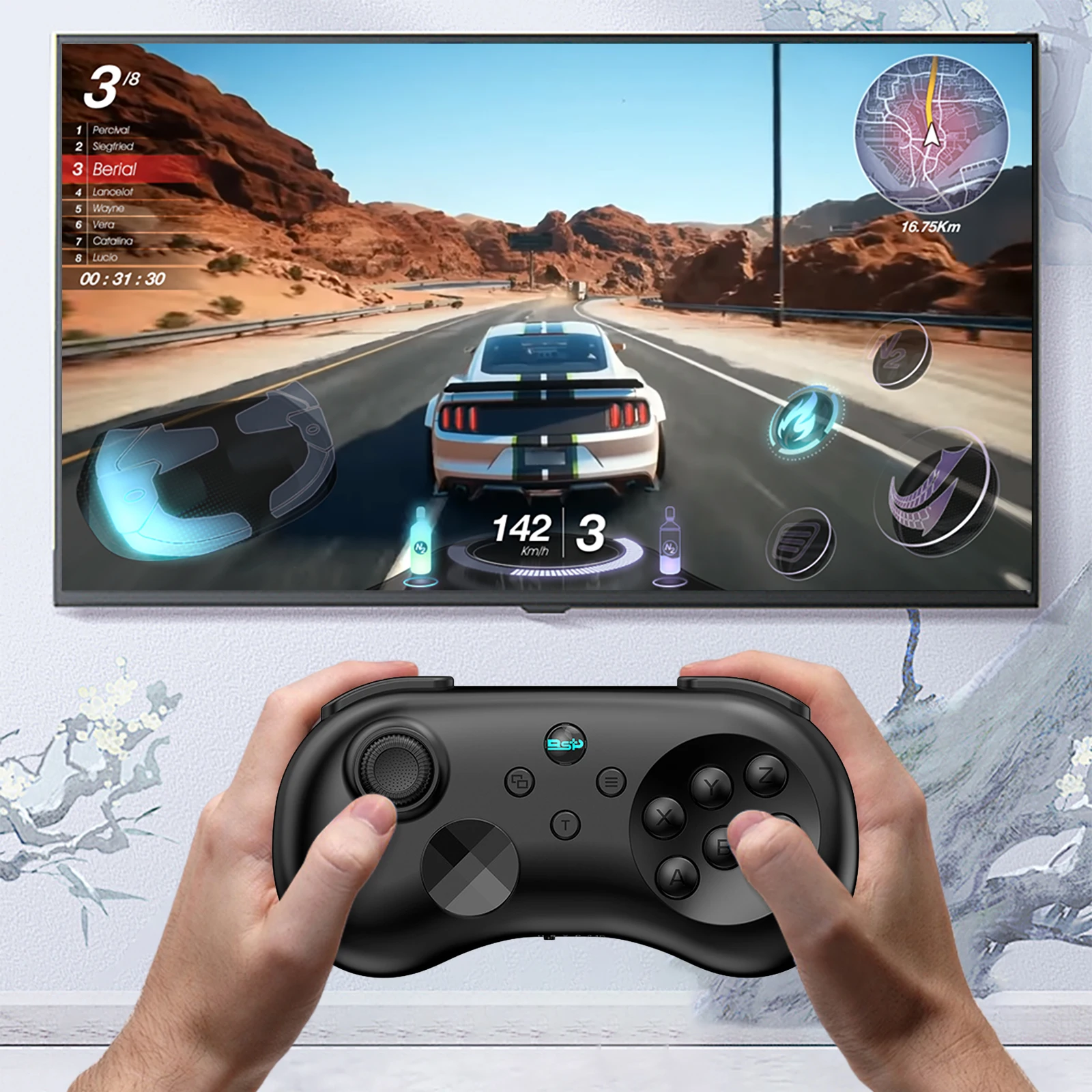 ホール効果ジョイスティックゲーミングコントローラーY04モバ - Pc Gaming On Mobile のレビューと価格