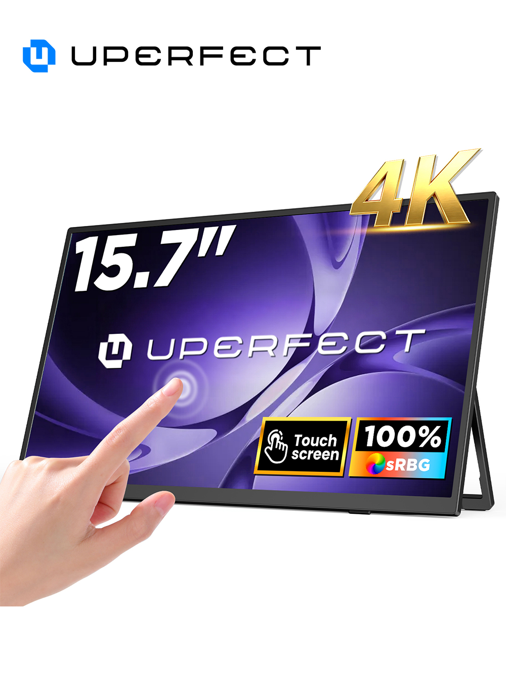 UPERFECT 4K UHD ポータブル モニター 15. - Pc Gaming Y Monitor のレビューと価格