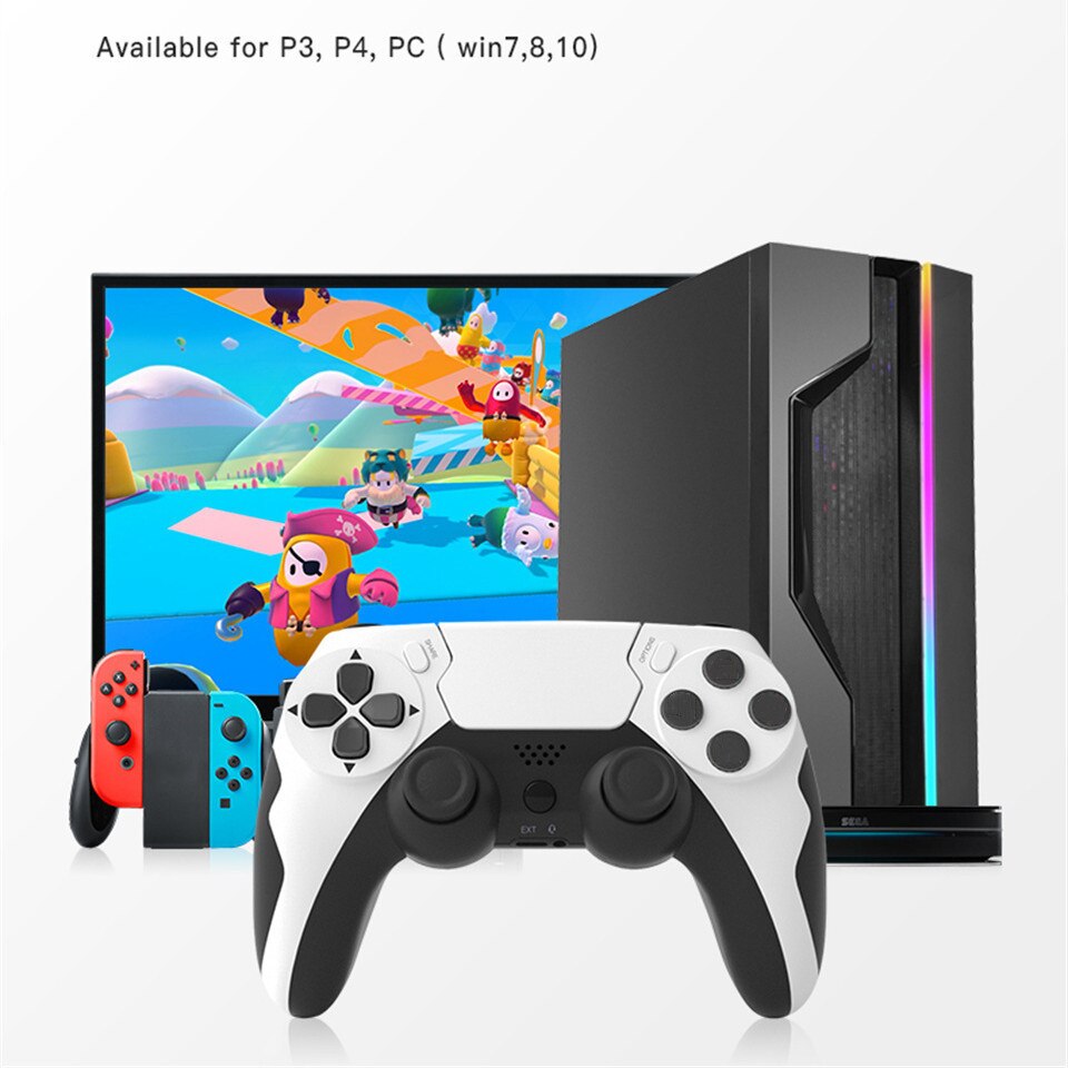 Gaminja p48ワイヤレスゲームパッド6軸ジャイロスコ - Pc Gaming Emulator のレビューと価格