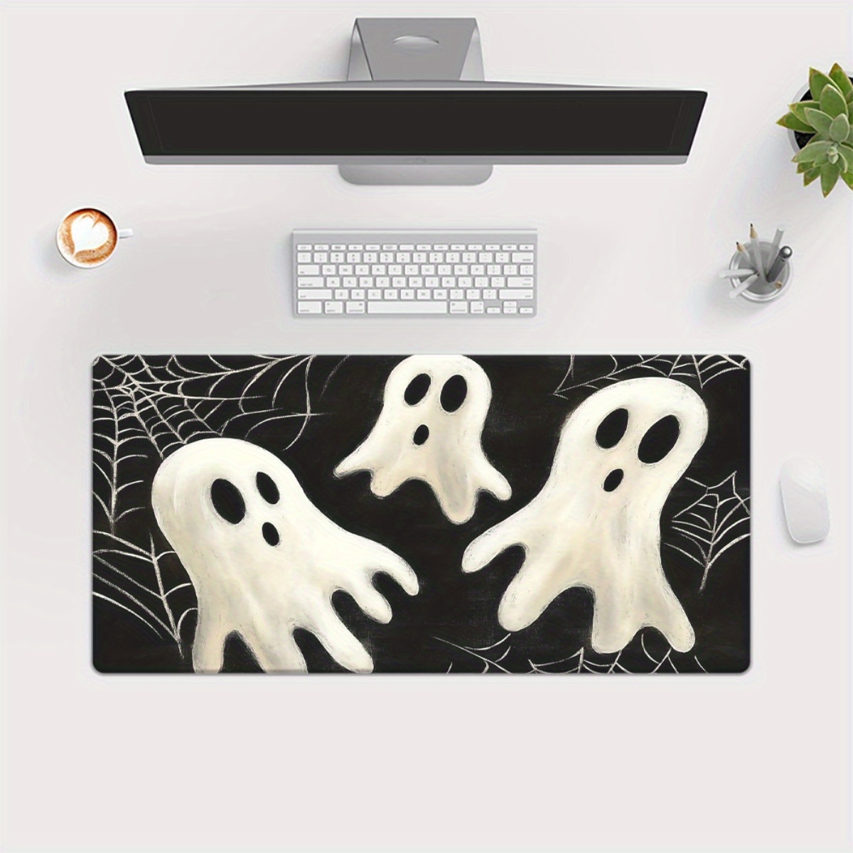 ブランド Ghost Web マウスパッド、アイアンアートデ - Anti-Ghosting Keyboard のレビューと価格