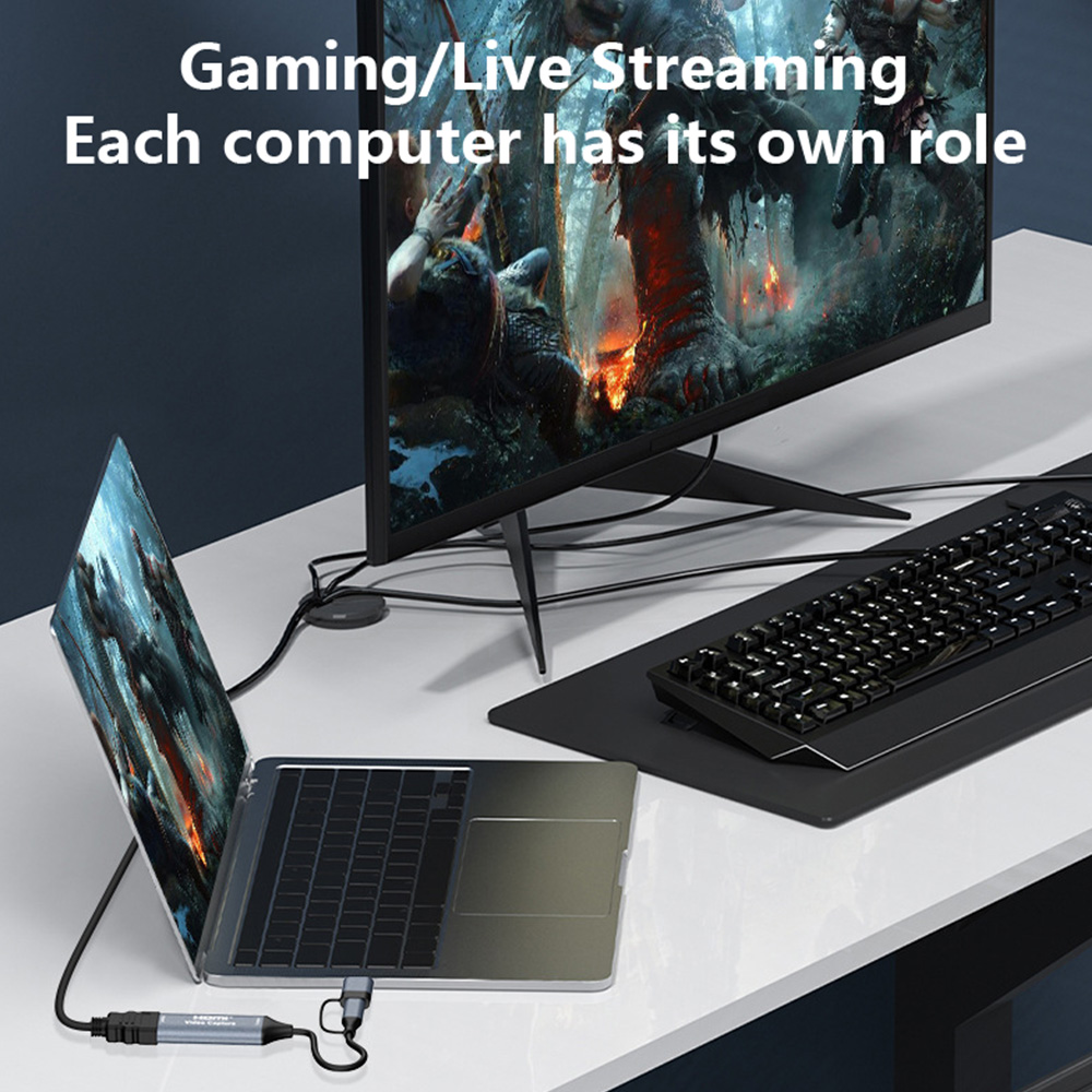 4K 2in1 USB 2.0 ビデオキャプチャカード US - Pc Gaming Game のレビューと価格