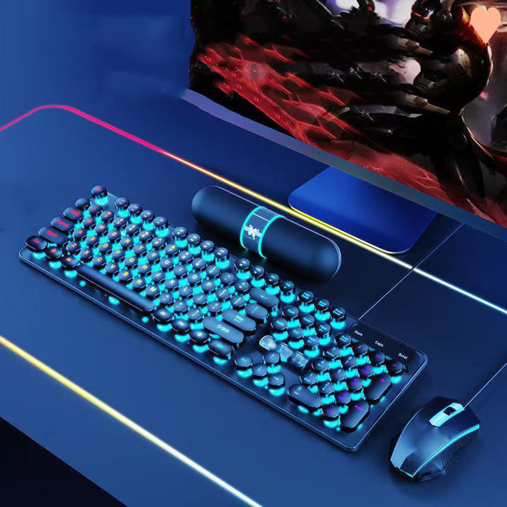 レトロタイプライタースタイルのメタルパネルキーボード - レ - Anti-Ghosting Keyboard のレビューと価格