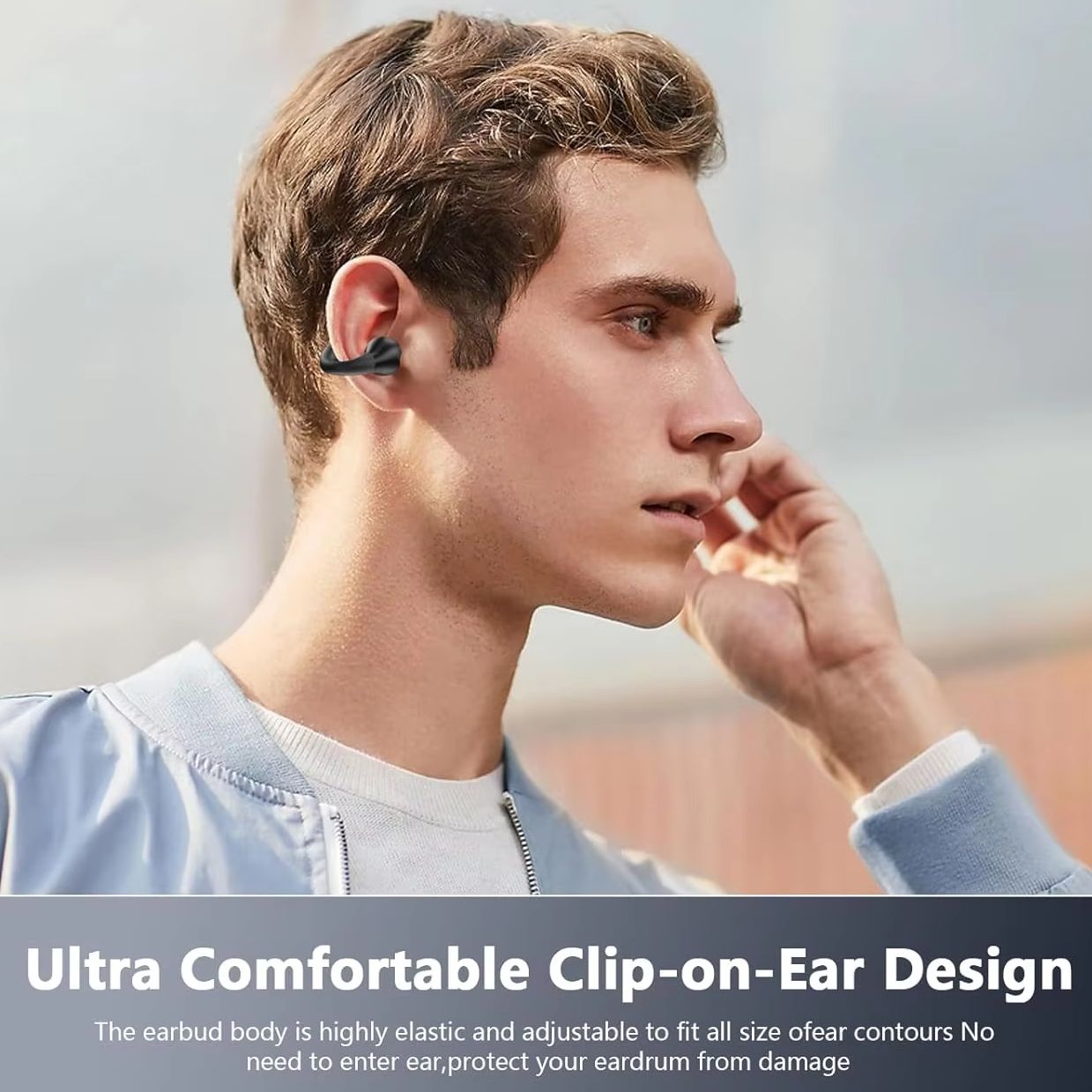 新しいBluetoothクリップオンイヤホン、OWSスポーツ - Pc Gaming On Mobile のレビューと価格