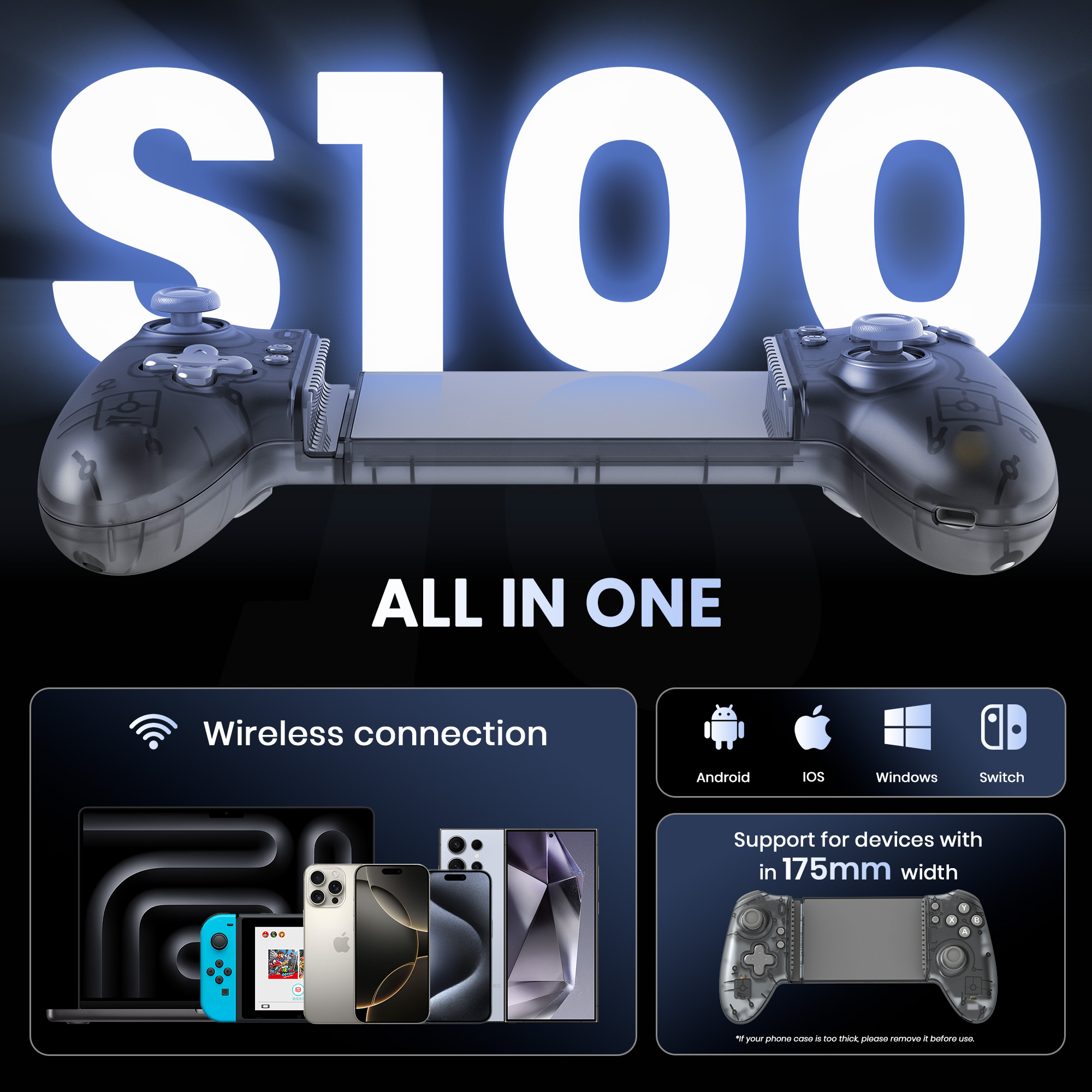 Android iPhone Switch 用ワイヤレス モ - Pc Gaming On Mobile のレビューと価格