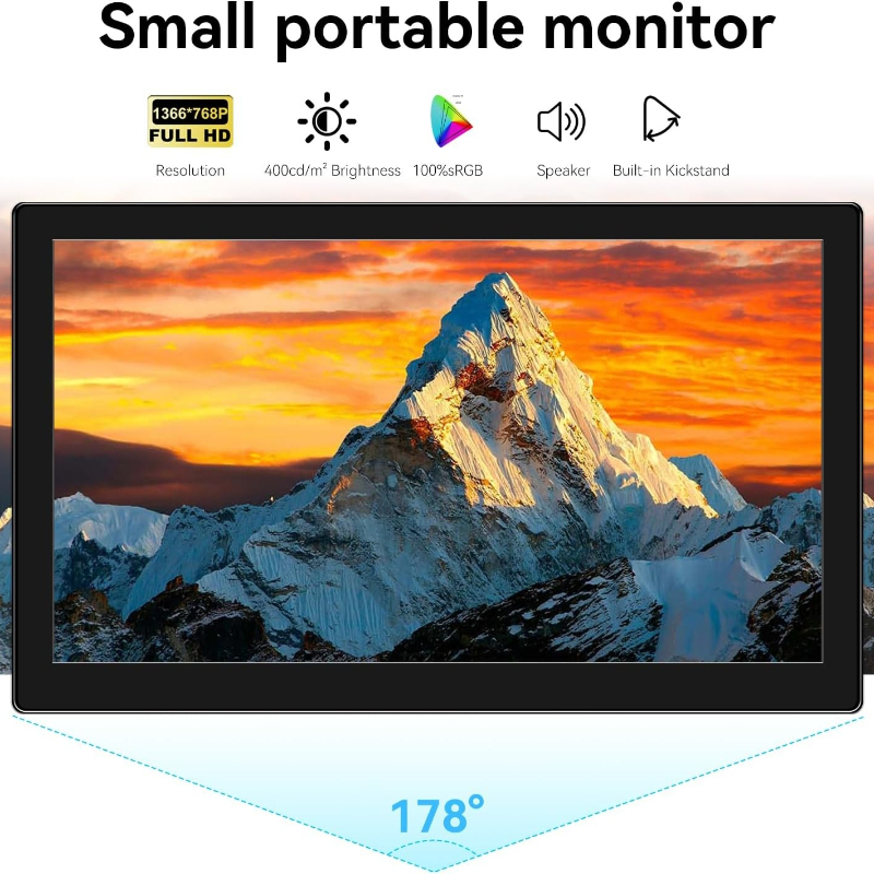 小型タッチスクリーンモニター 10.1 インチ IPS タッ - Pc Gaming On Mobile のレビューと価格