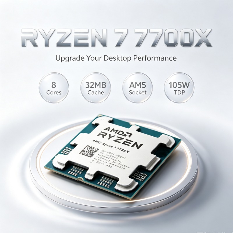 高性能ゲーミングプロセッサ AMD 7700X (クーラーな - Pc Gaming Game のレビューと価格