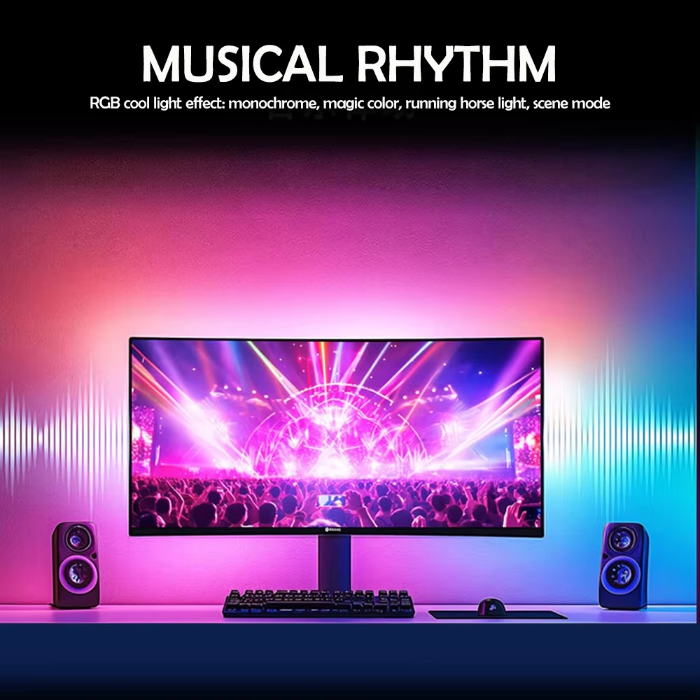 RGB ゲーミングライト ストリップ モニター バックライト - Pc Gaming Game のレビューと価格