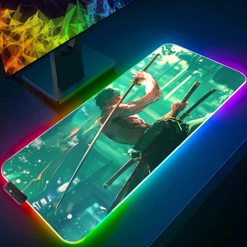 ワンピースゾロマウスパッド RGB ゲームアクセサリー Ga - Rgb Mousepad のレビューと価格