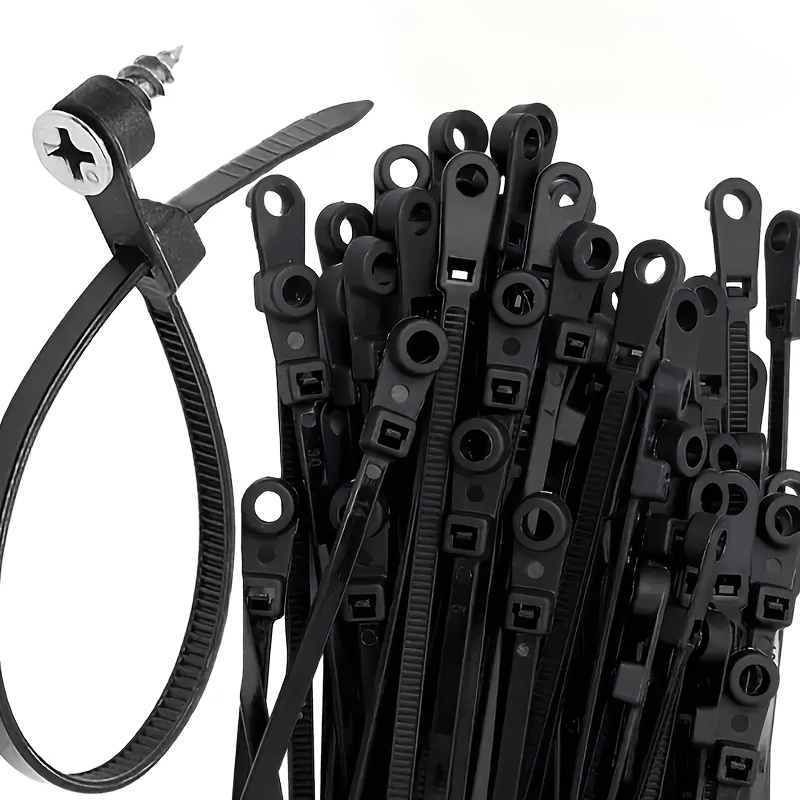 100-1000個 再利用可能な固定ナイロンケーブルタイ ネ - Desk Cable Organizer のレビューと価格