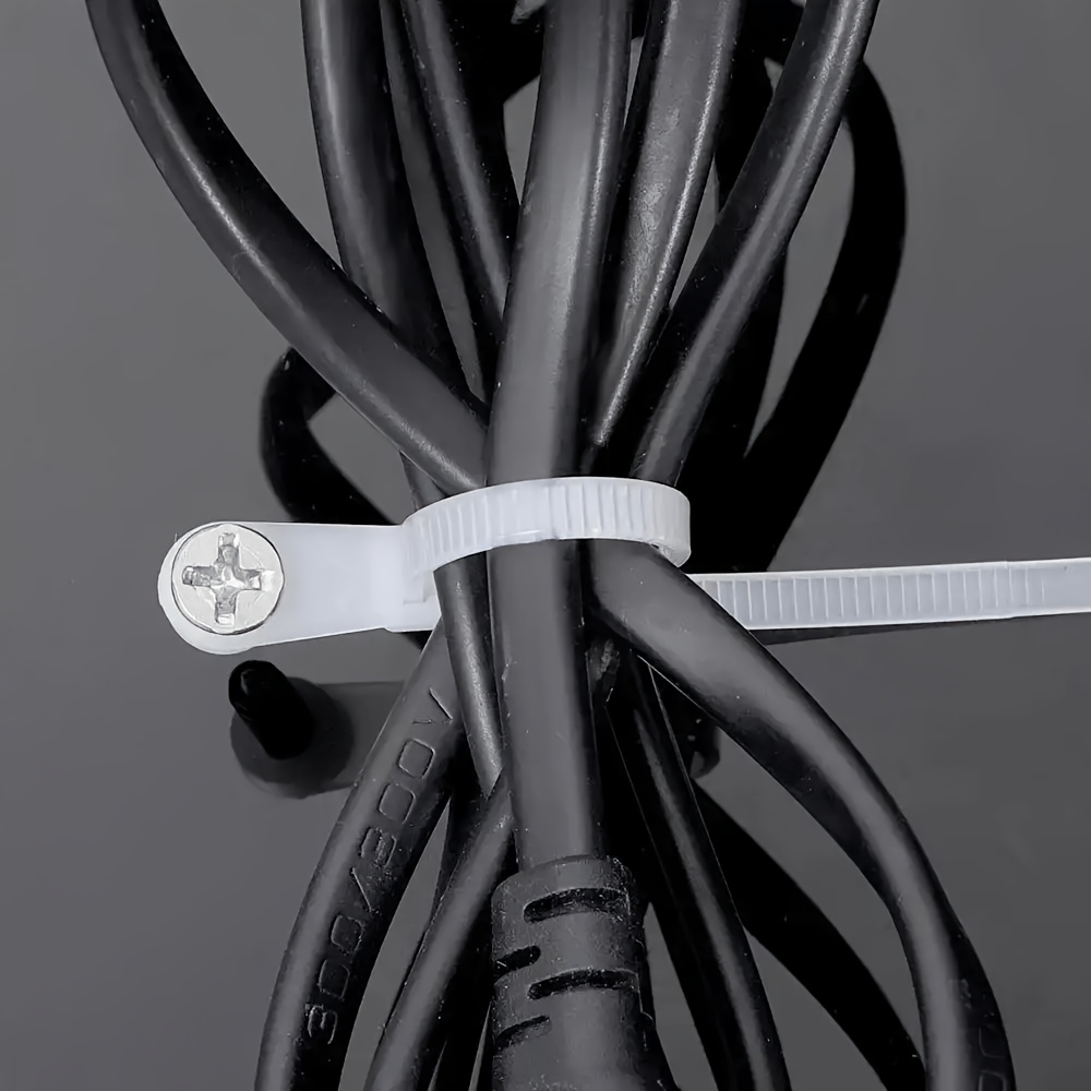 100-1000個 再利用可能な固定ナイロンケーブルタイ ネ - Desk Cable Organizer のレビューと価格