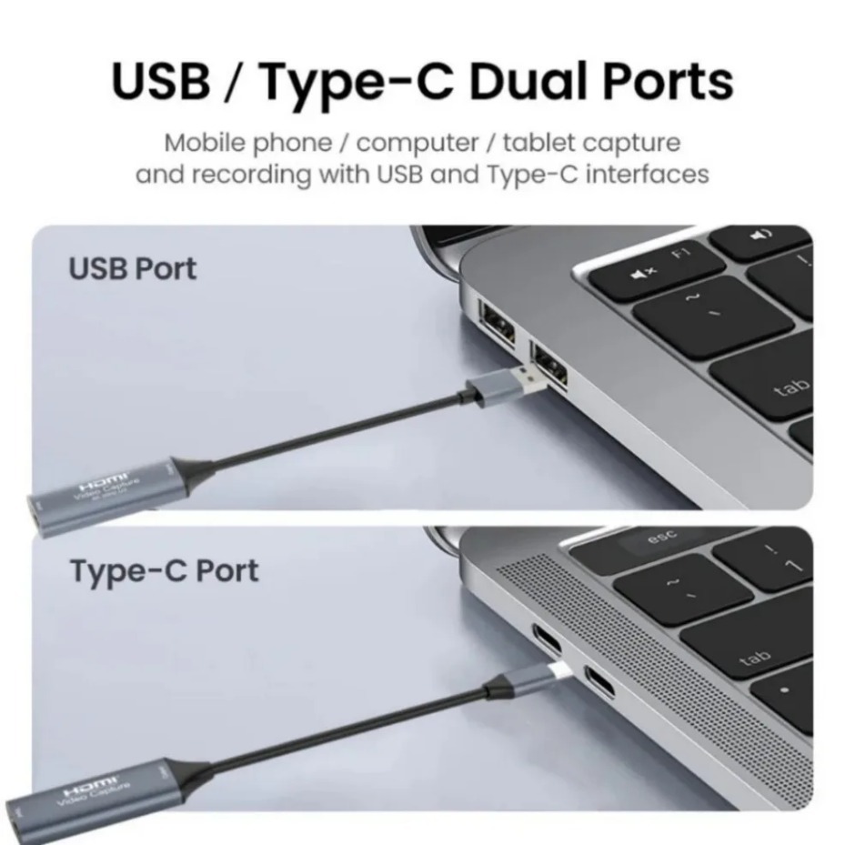 USB-C 2.0/3.0 HDMIビデオキャプチャカードは - Pc Gaming Game のレビューと価格