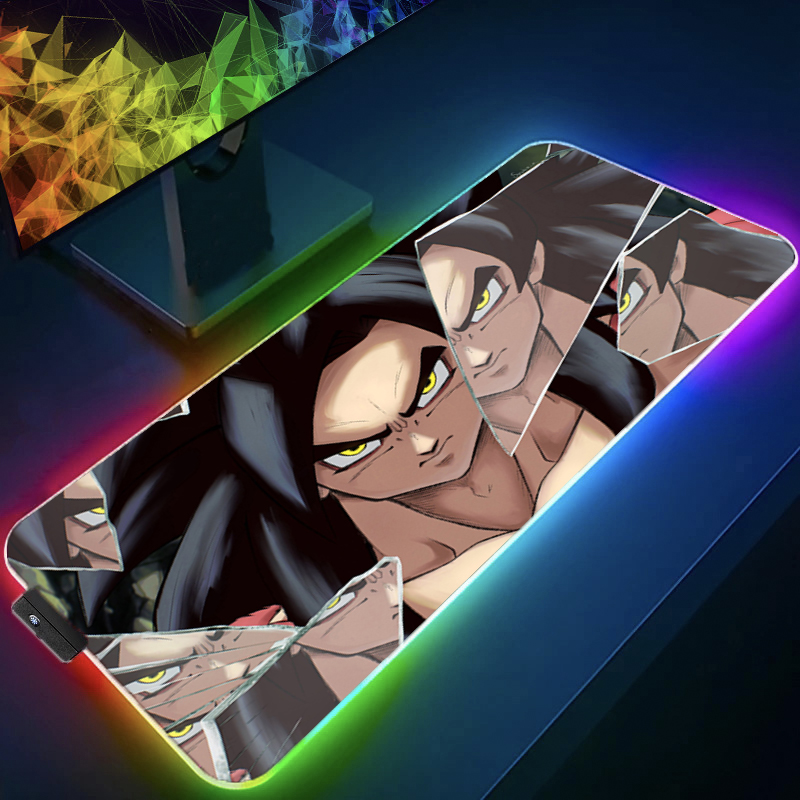 LED マウスパッドドラゴンボールコンピュータラップトップア - Rgb Mousepad のレビューと価格
