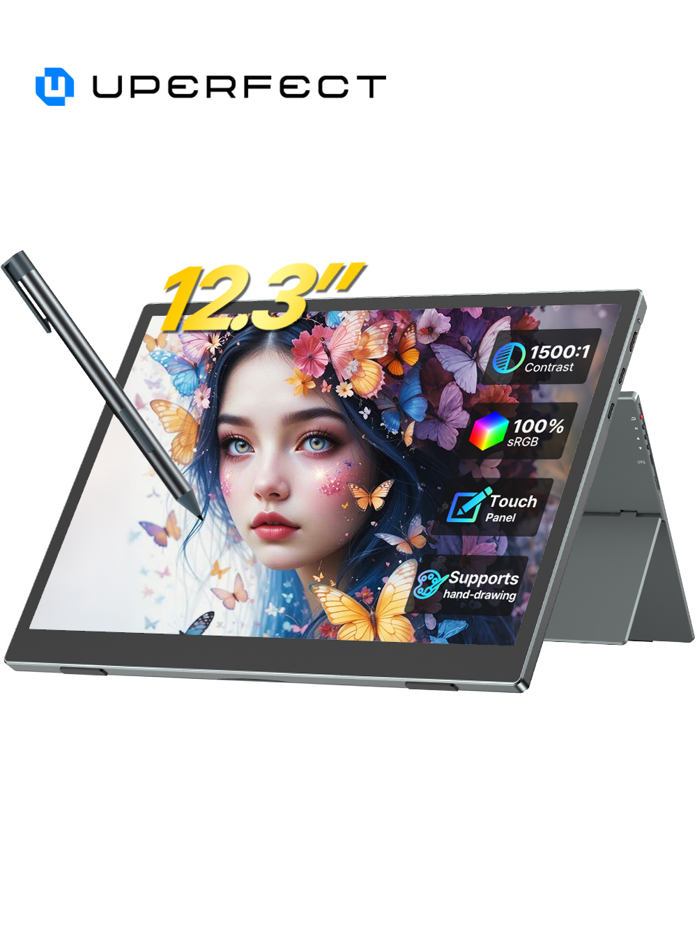 UPERFECT タッチポータブルモニター 12.3 インチ - Pc Gaming Y Monitor のレビューと価格