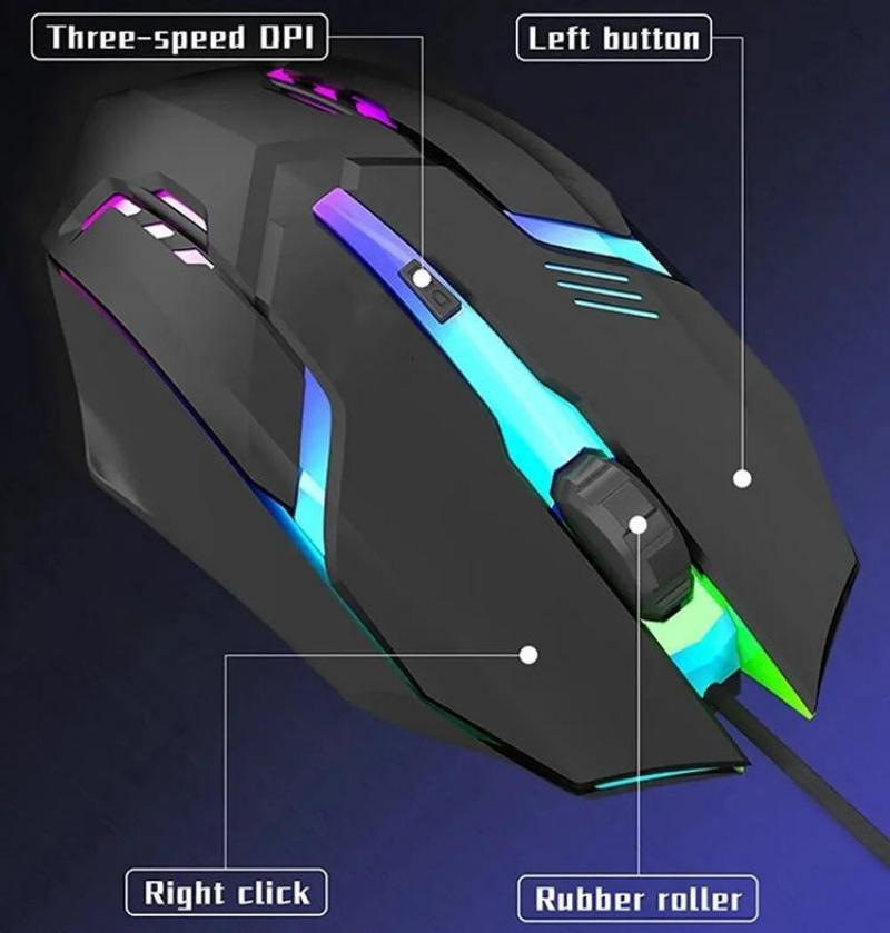 2023デスクトップコンピュータUSBバックライト付きマウス - Pc Gaming On Sale のレビューと価格