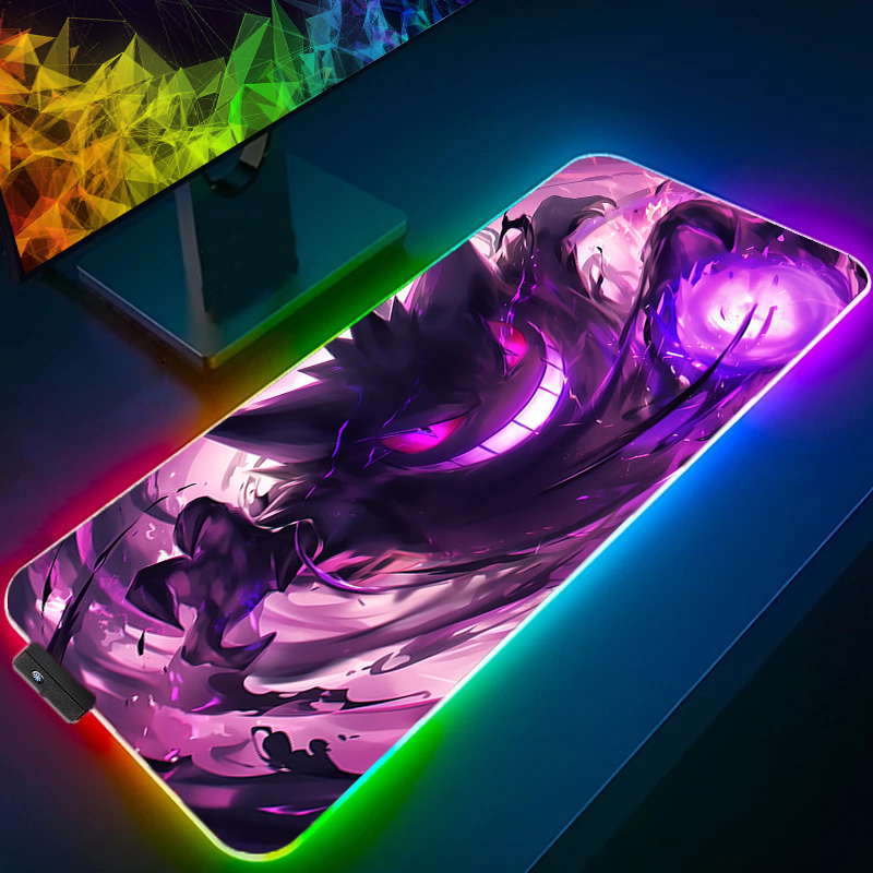 LED ライトマウスパッドデスクマット G-gengar P - Rgb Mousepad のレビューと価格