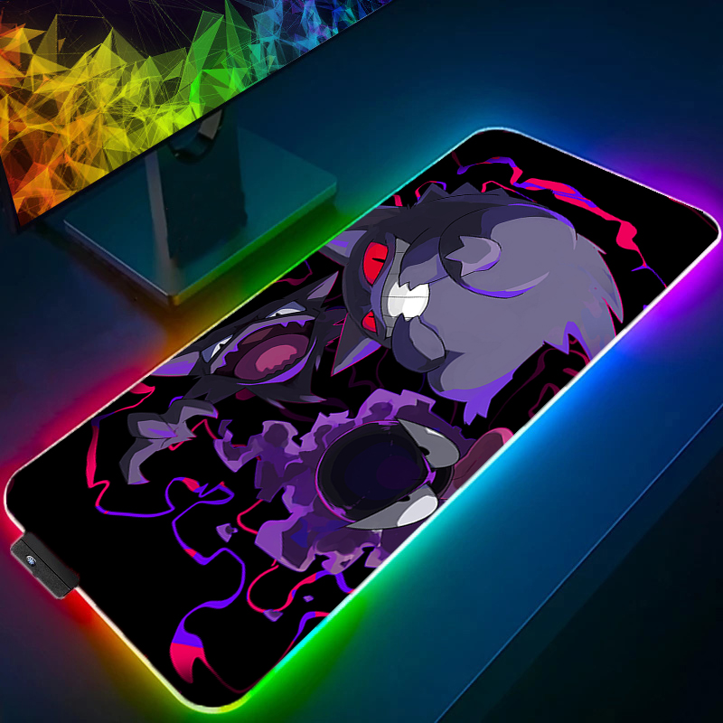 LED ライトマウスパッドデスクマット G-gengar P - Rgb Mousepad のレビューと価格