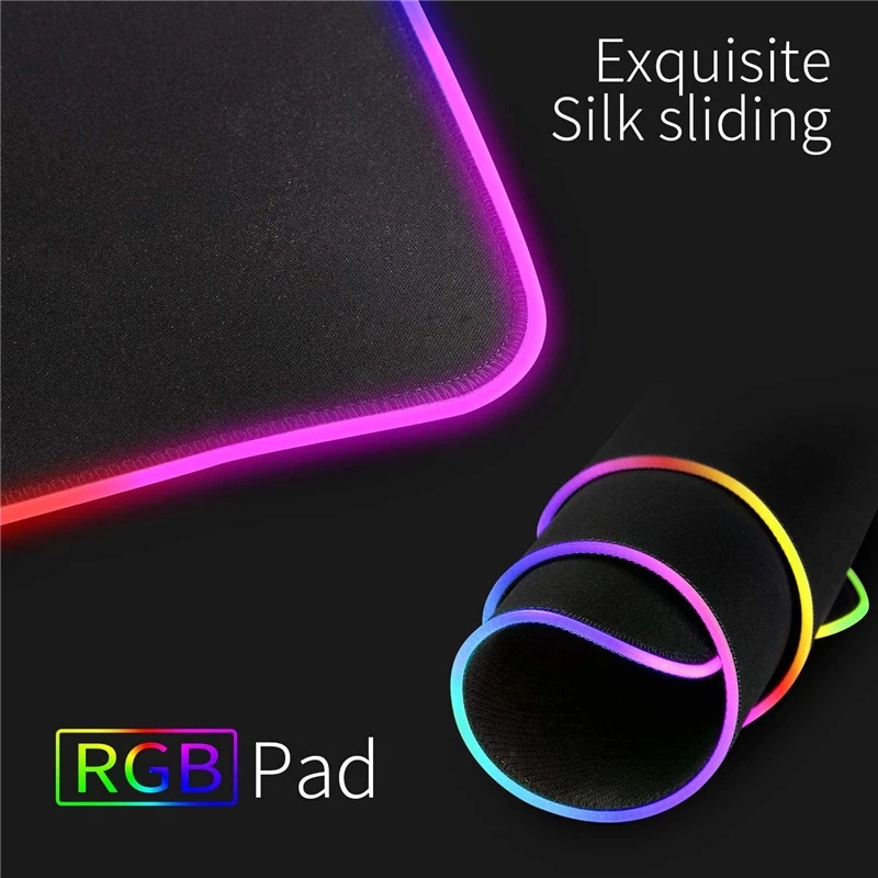 RGBゲーミングマウスパッド LEDライトマウスパッド 快適 - Rgb Mousepad のレビューと価格