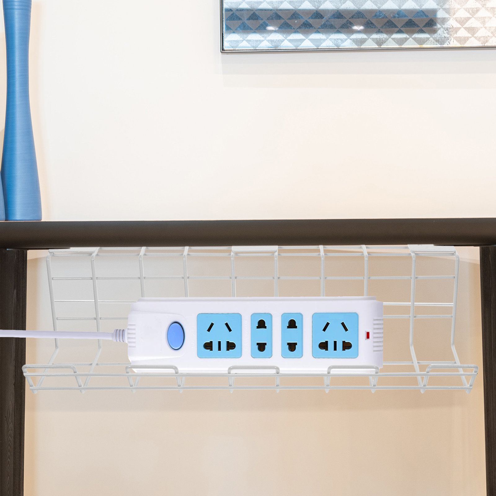 2個入り デスク下ケーブルオーガナイザーラック プレミアムヘ - Desk Cable Organizer のレビューと価格