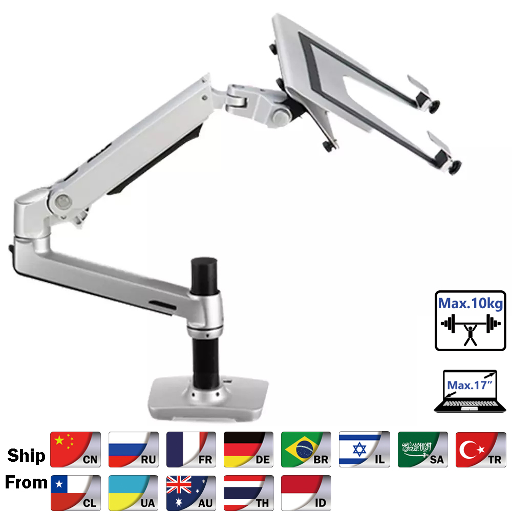 V62CT アルミ合金デスクトップマウントデュアルユース 1 - Dual Monitor Arm のレビューと価格
