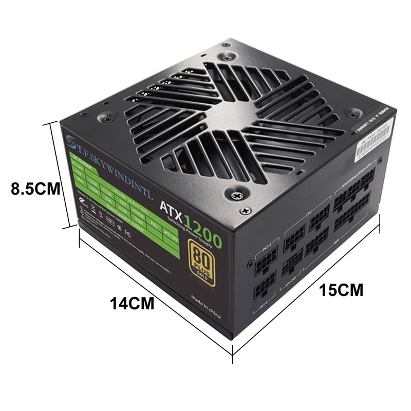 PCIE 5.0 1200 ワット PC 電源フルモジュラー - Pc Gaming Watt のレビューと価格
