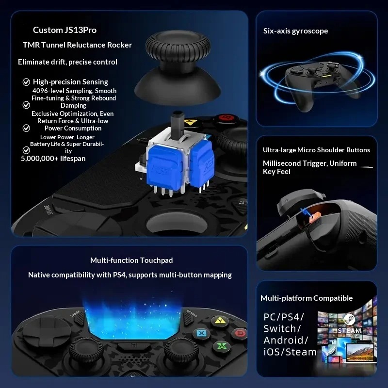 AceGamer D4 ワイヤレス Steam コントローラ - Pc Gaming Emulator のレビューと価格