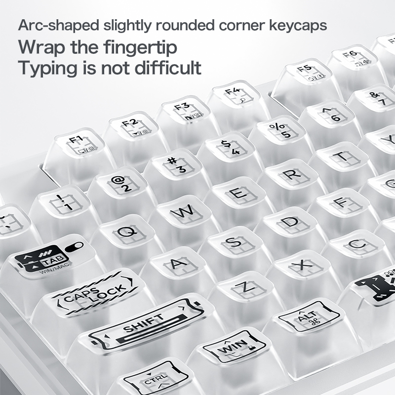 有線RGB透明キーボード FREEWOLF M95 サイレン - Anti-Ghosting Keyboard のレビューと価格