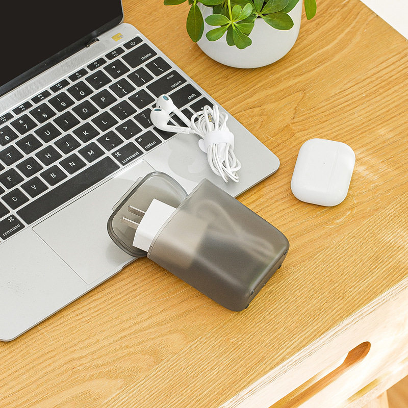 デスクトップ携帯電話データケーブル有線ヘッドセット充電器透明 - Desk Cable Organizer のレビューと価格