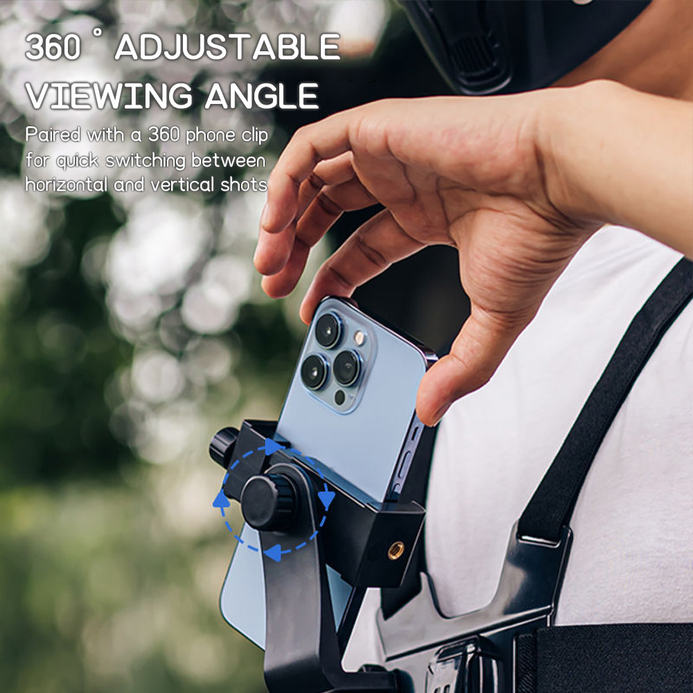 チェストマウント式スマホストラップホルダー 調節可能な伸縮性 - Desk Cable Organizer のレビューと価格