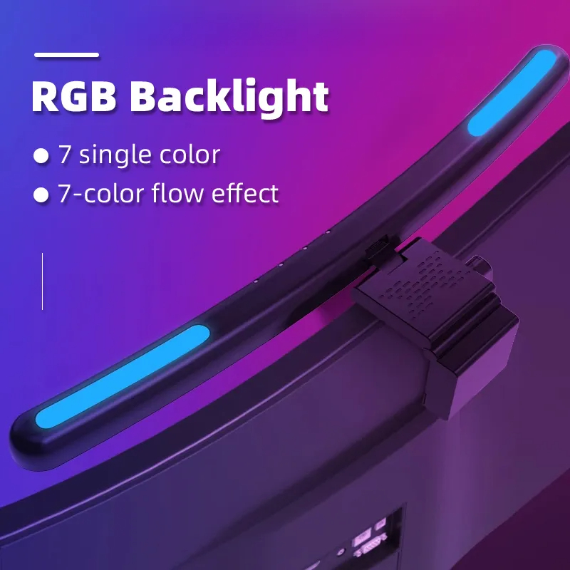 湾曲したLEDモニターライトバー,USB,RGB,PCスクリ - Pc Gaming Game のレビューと価格